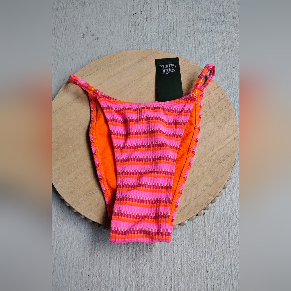 Wild Fable Striped Pink and Orange Swimwear XXS and S size